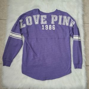 VS PINK Purple Crewneck Sweater
